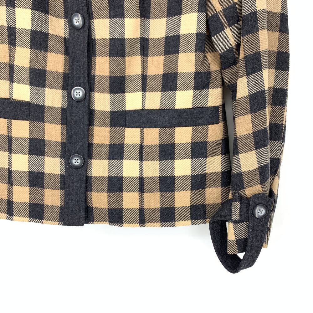 Pendleton Womens Size 6 Button Front Wool Plaid J… - image 4